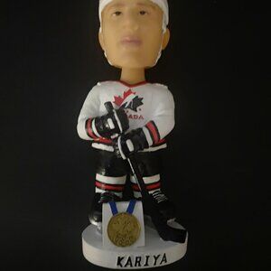 VTG Paul Kariya 2002 Olympic Team Canada Hockey Gold Medal Bobble Head